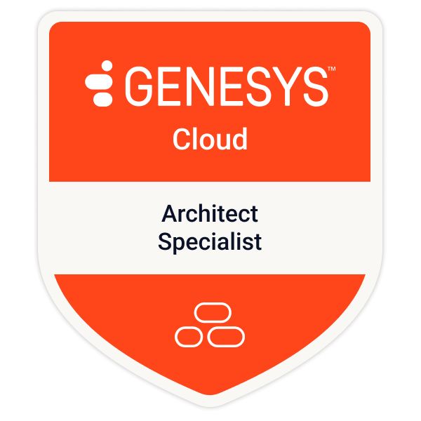 Badge Genesys Cloud Architect Specialist